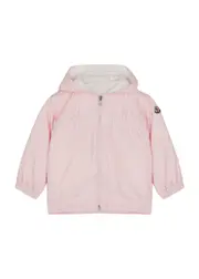 Moncler Kids Raka Hooded Shell Jacket - Pink Light - 3A (3 Years) 3A (3 years)