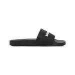 [Balenciaga] Balenciaga-Black White Slide Logo Shoes-Uomo 44 IT