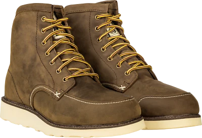 Highway 21 Men's Motorcycle Journeyman Boots (Brown, US 14)