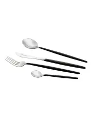 [Stanley Rogers] Piper Black 16 Piece Cutlery Set
