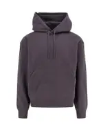 [Saint Laurent] Saint Laurent-Organic Cotton Sweatshirt With Frontal Logo Embroidery-Uomo M