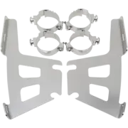 Memphis - MEM9974 - Quick Change Mount Kit for Fats/Slim Windshields, Polished