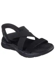 Skechers Skechers Slip-Ins: GOwalk Flex Sandal - Glimmer Wide Fit Black