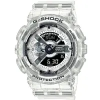 在飛比找momo購物網優惠-【CASIO 卡西歐】G-SHOCK 40周年紀念款 透明獨