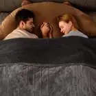 Bearhug Heated Blanket King Size 100" x 90" Dual Controller Electric Weighted...