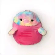 Squishmallow 14” Abilene Pink Furry Tie Dye Soft Plush BNWT Bird Animal Ostrich