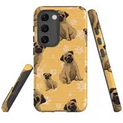For Samsung Galaxy S23+ Plus Case Shielding Cover, Pug Dog