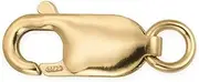 [Vast Designs] 2 Pieces, 14K Gold-Filled Lobster Claw Clasp with Open Jump Ring, 13.6mm