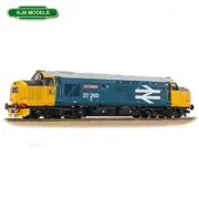 OO Gauge Bachmann 35-309 Class 37 260 Radio Highland BR Blue Loco RRP £244.95