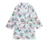 Disney Lilo and Stitch Girls Super Soft Plush Wrap Robe Size 4 New W Tags