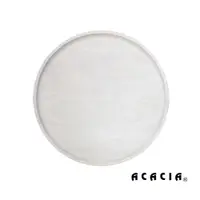 在飛比找蝦皮商城優惠-【韓國ACACIA】 圓形木製餐盤 白色(大/中/小)《WU