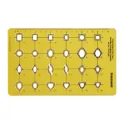 Ring Design Top View Jewellery Drafting Tools Jewellery Designing Template Stencils
