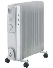 [Lenoxx] 11-Fin Oil Column/ Free-Standing Heater in White