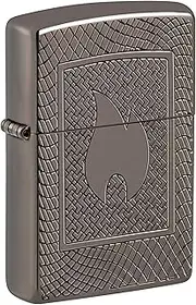 Zippo Pattern Design Black Ice Lighter