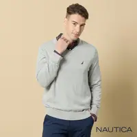 在飛比找momo購物網優惠-【NAUTICA】男裝 簡約質感恆溫彈力V領針織衫(灰)
