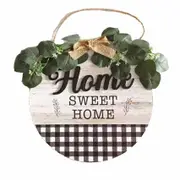 French Country Wall Art Home Sweet Home Round Large Wooden Sign