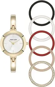 [Anne Klein] Women's Bangle Watch and Interchangeable Bezel Set
