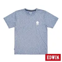在飛比找Yahoo奇摩購物中心優惠-EDWIN 涼感系列 小LOGO圓領短袖T恤-男-灰藍色