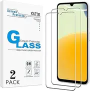 (2 Pack) KATIN Screen Protector for Samsung Galaxy A05s / Galaxy A05 Tempered Glass, 9H Hardness, Anti Scratch, Bubble Free, Case Friendly