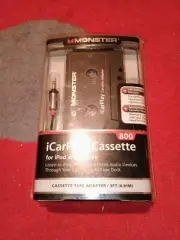Monster iCarplay Cassette Tape Adapter / 3ft Cord