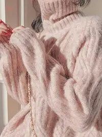 在飛比找樂天市場購物網優惠-高領麻花毛衣女秋冬慵懶風設計感小眾早秋短款上衣2021年新款