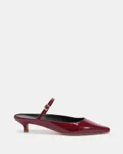 Shelly Shen Melt/Crimson Red Patent Womens Heels 05