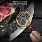 Hand Forged Boning Knife Meat Cleaver Knife Butcher Knife For BBQ Camping Hunt