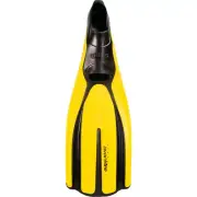 Mares Plana Avanti Tre Full Foot Fins, Small (3.5/4.5), Yellow