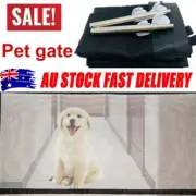 Dog Gate Barrier Mesh Safe Pet Safety Enclosure Anywhere Magic Guard Install TK