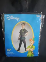New Disney PETER PAN Child Halloween Costume Size 7-8 Disguise Boy Girl Kids