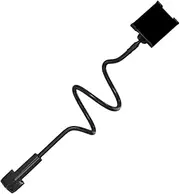 ASAKKURA Universal Phone Bracket Lazy Stand for Office Home Desktop Phone Clamp Bed Phone Holder Black Color