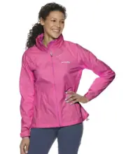 Columbia Women’s Switchback III Hooded Packable Jacket, Pink , Size XL