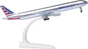 Bswath Model Airplane 1:300 American Plane B777 Model Plane Metal Alloy Model for Gift and Decoration