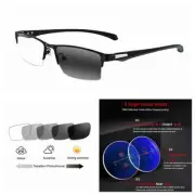 Multifocal Progressive Men Business Varifocal UV400 Photochromic Reading Glass