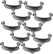 Veemoon 10pcs U Shape Washing Machine Drain Hose Clip Durable Discharge Hose Guide Easy Installation Fixation for Secure Drainage and Hanging Hooks for Drum Washers