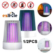 2x Electric Insect Catcher Mozzie UV Mosquito Killer Lamp Fly Bug Zapper Trap