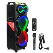 Pyle Portable BT PA & Karaoke Speaker System- 240W,Built-in Rechargeable Battery