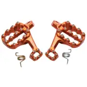 Fastway Air Ext Motorcycle Foot Pegs Kit Orange For KTM 450 SX-F 2016-2022