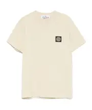 Stone Island Junior Compass-Patch Crewneck T-Shirt 8Y,6Y,4Y,6,14Y,2Y,12Y,10Y sand-colored