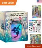 Make Your Own Unicorn & Fairy Lantern Jar Night light Arts and Crafts for Kids