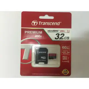 400x 創見 記憶卡 32G Micro SD 32GB U1 60MB