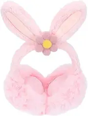 [MOBUTOFU] Fashionable Plush Earmuffs Warm Cozy for Children Animal Ear Design Random
