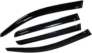 Window Visor Fit for Peugeot 207 Side Window Visor Sun Rain Deflector Guard Awning Shelters Adhesive Cover Trim Car Styling Accessories