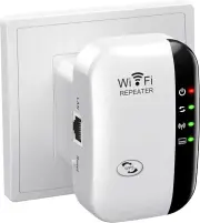 WiFi Extender Signal Booster Up to 3000 sq.ft 26 Devices Wireless-N Repeater