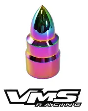 VMS NEO CHROME BULLET LARGE VTEC SOLENOID COVER OBD0 HONDA ACURA JDM B16 B16A