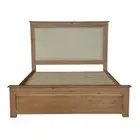 Divano Jade Queen Size Bed Frame French Provincial Style Timber Mattress Base -
