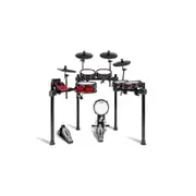 10pc Alesis Nitro Pro XL Kit Piece Electronic Mesh Drum Kit w/ Bluetooth Set