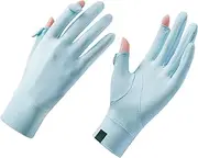 [RONGXG] Women Cool UV Protection Driving Glove Summer Touchscreen Non Slip Cycling Glove Fingertip Flip Glove