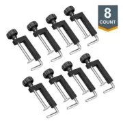 POWERTEC Clamps Aluminum C-clamp Drill Press Mitre Saws Universal Fence 6-Pack