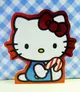 【震撼精品百貨】Hello Kitty 凱蒂貓~KITTY貼紙-附造型卡